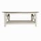 Flash Furniture Jasper Farmhouse Style Solid Wood Coffee Table w/X-Frame Design and Lower Shelf, Gray and White LFS-2007-GRYWHT-GG - alternate 8